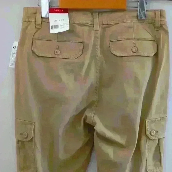 GUESS |  Men's Lucky Beige Silmar Cargo Pant - Picture 4 of 4